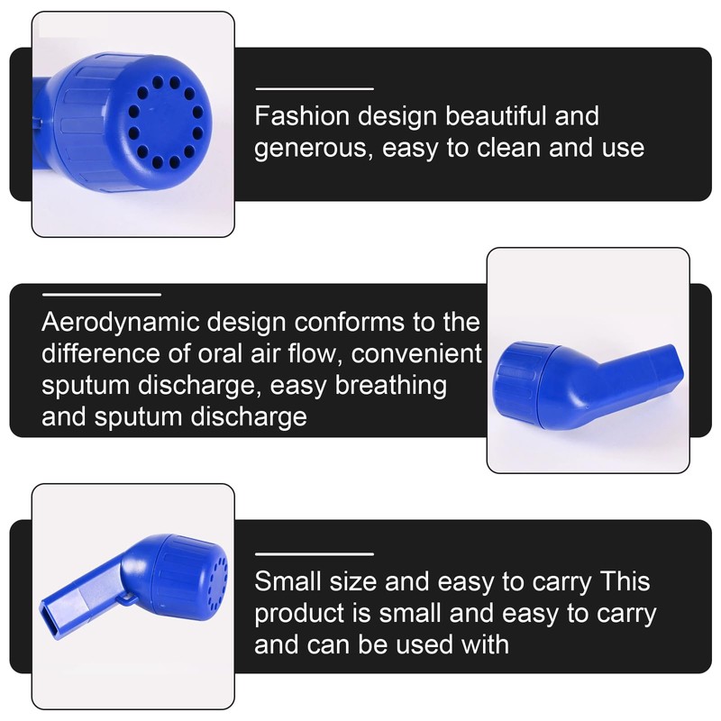 Breathing Trainer, Lung Trainer, Natural Slime Removal: HOMURY Breathing Device