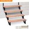 Toriexon Steel Stair Step Riser 2 Pack, 4-Step Steel Stair