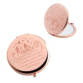 BAUNA Matilda The Musical Gift Broadway Musical Fan Gift Matilda Theatre Pocket Mirror for Friend Family Drama Lover Gift (Just Because CMRG)