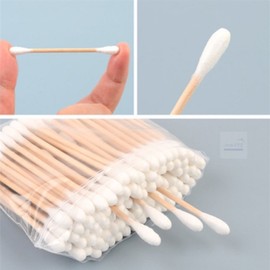 JCR Shop 400P Wooden Cotton Swab Wooden Cotton Swab / JCR샵 400P 나무 면봉 나무면봉