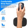 Pack of 2 Mouse Wrist Rest Ergonomic Wrist Support Memory