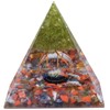 Nupuyai Crystal Energy Pyramid Tree of Life Healing Stone Pyramid