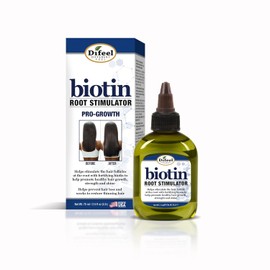 Difeel Estimulador de raíces con biotina 2.5 oz. - Estimulador de folículos para el crecimiento del cabello
