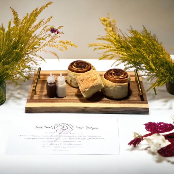SNW 15" Grazing Board, Wood Slices for Centerpieces, Perfect as