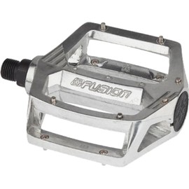 Haro Fusion DX Alloy Bicycle Pedals (Silver, 9/16)