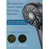 Cobbe High Pressure 3-Way Shower Head Combo, Hand Held Shower