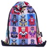 FRINGOO® Kids Drawstring Bag With Front Zipped Pocket PE Kit