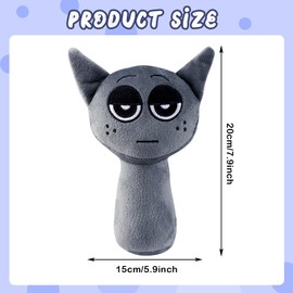 Ainvliya Sprun Plush Sprunk Plushies Cuddly Toy, 9.8 Inch Funny Plush Toy, Plush Toy, Horror Music Game, Cuddly Toy, Soft Plush Toy, Gifts for Girls, Boys, Fans Children
