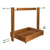 promitop Teak Organizer for Bathroom Kitchen - Use as Shower