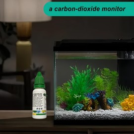 Aquatic CO2 Glass Drop Checker,Fish Tank Test CO2 Kit,Transparent CO2 Drop Checker,CO2 System,Fish Tank Water Test Kit,Aquarium Test Kit,Functional Fish Tank Test Kit for Aquariums,Lasting Results