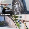HOSUN Heavy Duty Garden Hose Nozzle, 100% Metal Adjustable Water
