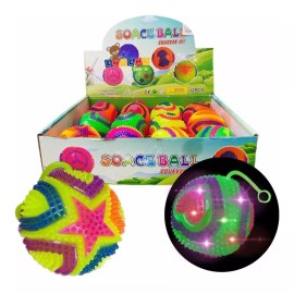pelota con luz 15 Pelotas Figuras Luz Led Juguete Piñata Fiesta Bolo Regalo