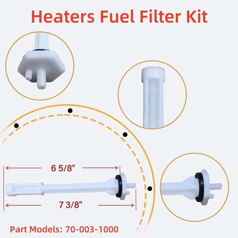 Dgdhf Replacement Fuel Filter 70-003-1000 Fits Pinnacle ProTemp Remington Master