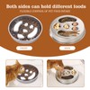 Stainless Steel Slow Feeder Dog Bowls – Non-Slip Metal Dog