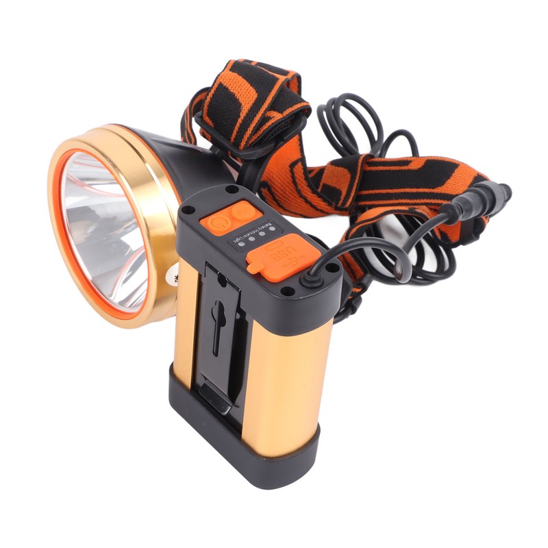 Bright Head Light Waterproof Angle Adjustable Lightweight Multifunctional LED Headlamp