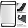 Double Handle Mirror Large Rectangle Makeup Barber Hair Handheld Back
