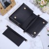 WADORN 2Pcs Classic Black Purse Insert Organizer Converter Kit for