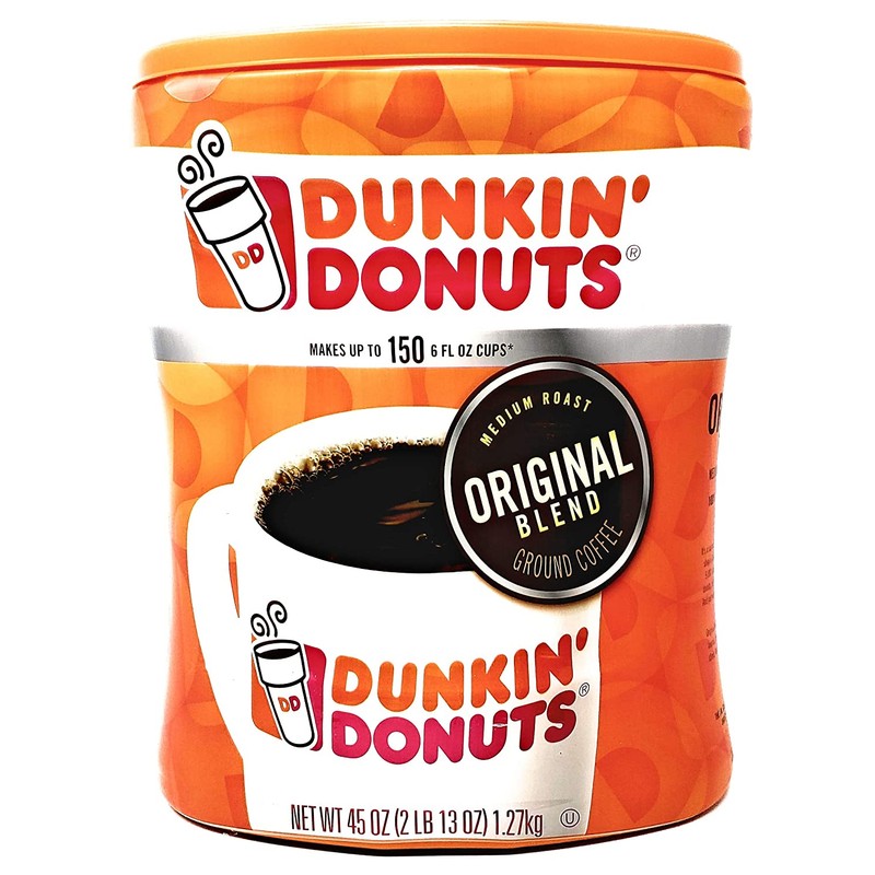 Dunkin Donuts Original Blend Ground Coffee - 90 oz Total