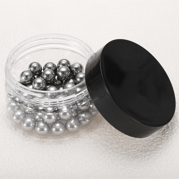 sourcing map 50pcs Chrome Steel Bearing Balls 9mm Precision Balls,