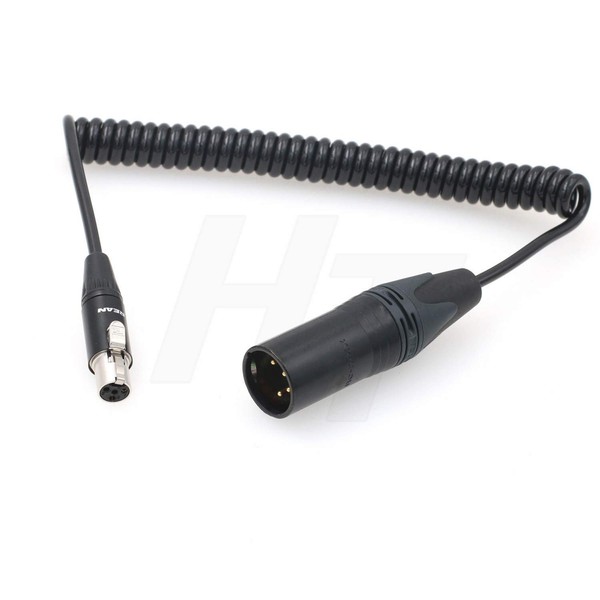 HangTon 12V Power Cable XLR 4 Pin to Mini XLR