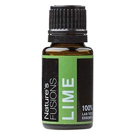 Nature's Fusions Lime, 100% Pure and Natural Essential Oils, Undiluted, Therapeutic Grade for Aromatherapy and Topical Use, .5 Fl Oz (Pack of 1) (15 mL)