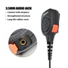 1-Pin 2.5mm Shoulder Speaker Mic Compatible with Motorola Talkabout Two-Way