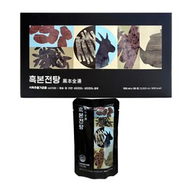 Heukbomok 흑보목 흑염소진액 흑삼전탕 100ml x 30개입 1개 / 써클 Black Goat Extract Black Ginseng Decoction 100ml x 30 Pieces 1 Pack / Circle