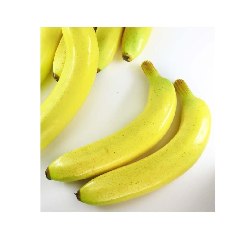 GuCra Banana Lifelike Model Food Sample Fruit Model (AA 8pcs)