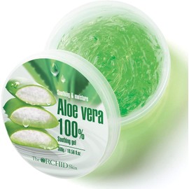 THE ORCHID SKIN SOOTHING & MOISTURE ALOE VERA 100 % SOOTHING GEL 10.58 oz _ aloe gel, aloe soothe, pure aloe, aloe vera moisturizing