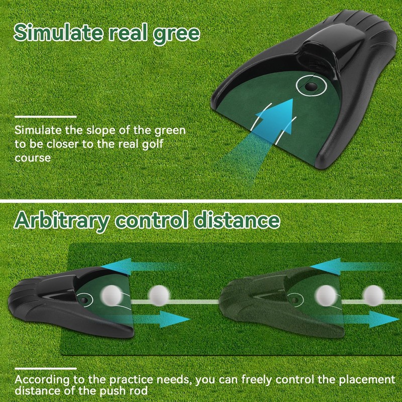 Golf Ball Return Putting Unit, Golf Putting Return Machine Golf
