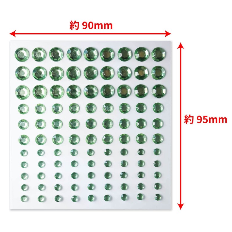 117 Rhinestone Sticker (Deco Sticker), Jewelry Type, 0.2 - 0.4