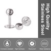 INCREWAY 2pcs Stainless Steel Wardrobe Pipe, Dia 25mm(1") Closet Lever