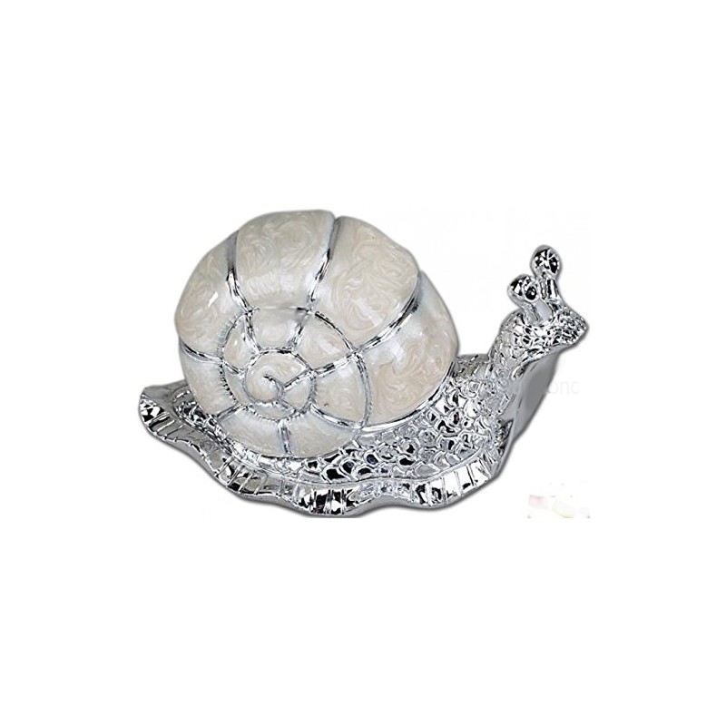 Snail 9 cm formano Silver Mother of Pearl Look