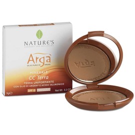 Nature's Argà CC Bronzer Sahara SPF15, 100% mineralisch mit Arganöl & Hyaluron, 9g