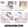 Felt Pile Weather Stripping for Windows, Windproof Dustproof Door Window