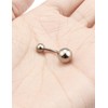 Goerhsjie F136 Implant Grade 14g 8 mm 8mm Extra Long