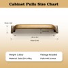 Goo-Ki 6 Pack Antique Brass Cup Pulls Zinc Alloy Kitchen