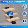 Metal Stair Step Stringer, 3 Step Steel Stair Riser for