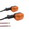 SPNUVR 2Pcs Rear Motorcycle turn signals Winker Indicators light for