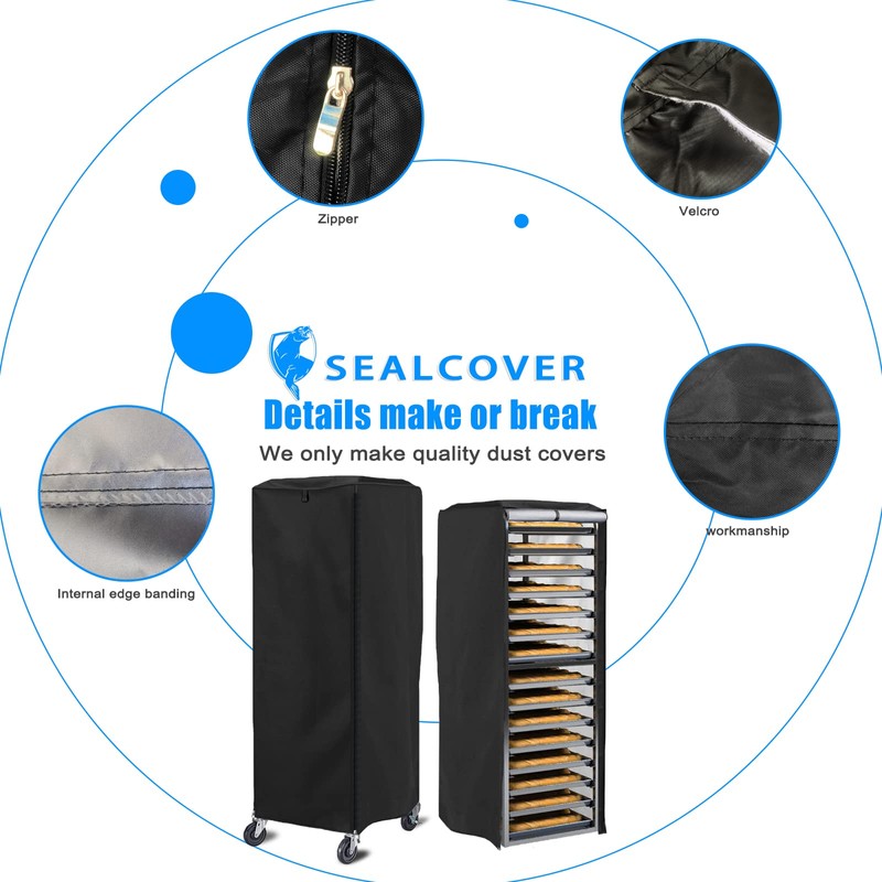 Sealcover Pan Rack Cover, High Density Waterproof and Dustproof Bread