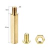 sourcing map 10 Sets M4 Hex Spacer Pillar Screw Nut
