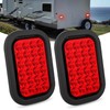 Nilight 5” X 3” Rectangular Trailer Tail Light 2 PCS