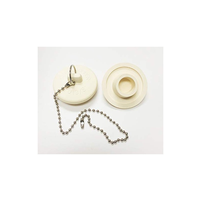 1 to 1-3/8" Rubber Sink Stopper with 11" Chain