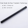 SEABEFORE 12" Ceiling Mounted shower arm Matte Black shower head
