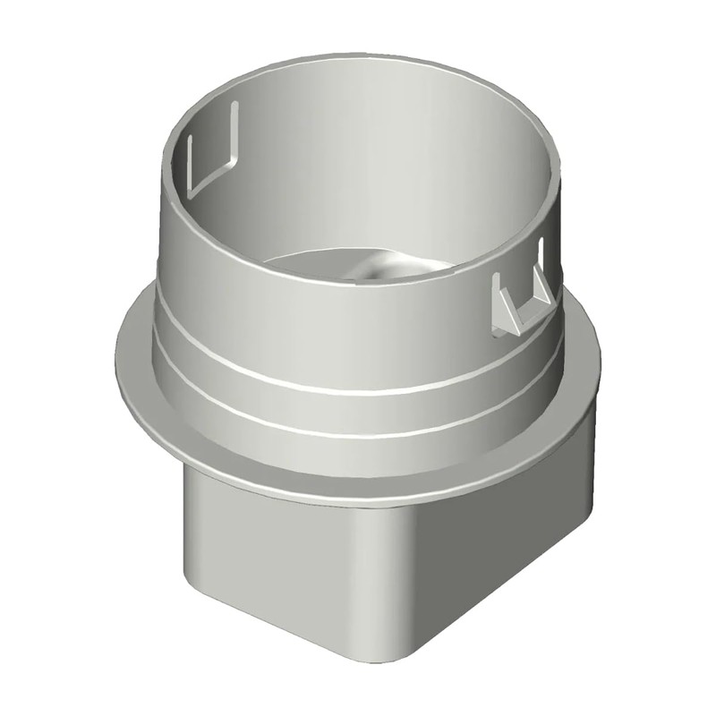 StormDrain Downspout Adapter Offset Landscaping Drain Pipe 2-in. x 3-in.