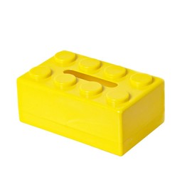 AIMALL Building Block Tissue Box, Colorful Drawer-Style Storage, Fun & Functional Decor, Fits Living Room or Car, 7.87” x 4.96” x 3.15”