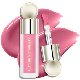 BEFIVECOK Liquid Blush, Natural Matte Velvet Finish, Soft Cream Liquid Face Blush for Cheeks, Skin Tint Rubor Makeup, Long Lasting Lightweight Blendable (#02 Peach Pink)