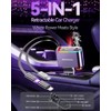 5-in-1 Retractable Car Charger & Aromatherapy Diffuser