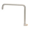 Shower Head Extension with Flange S Shape Shower Arm Wall