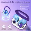 Wireless Earbuds, 50H Bluetooth 5.4 Headphones Sport, Bluetooth Earbuds with